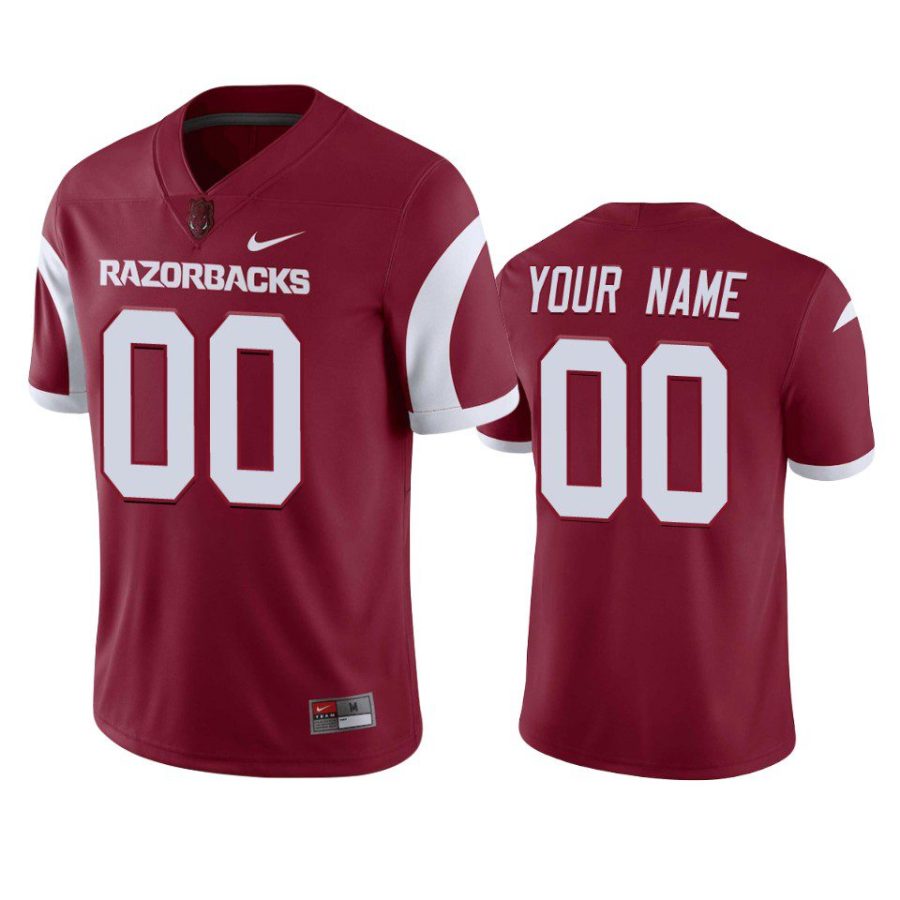 arkansas razorbacks custom cardinal game football jersey