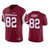 arkansas razorbacks hudson henry cardinal game football jersey