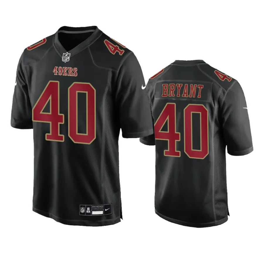 austin bryant 49ers fashion game black jersey