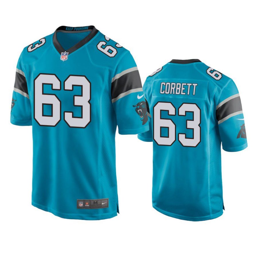 austin corbett panthers blue game jersey