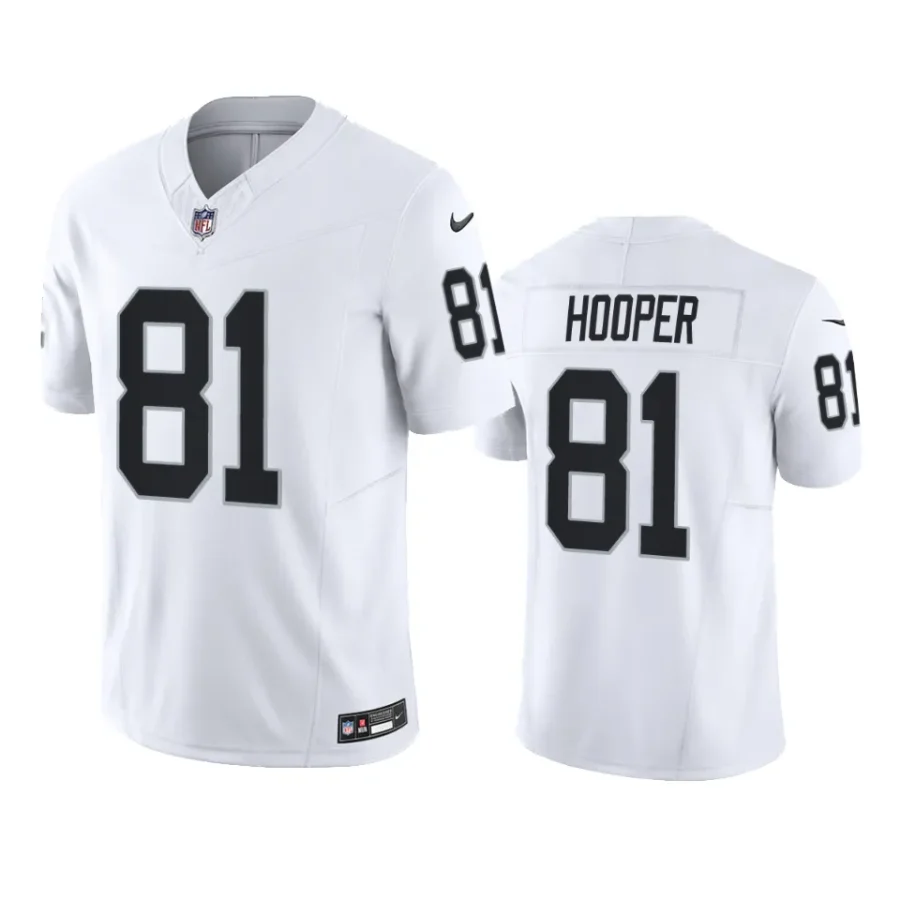 austin hooper raiders jersey white vapor f.u.s.e. limited