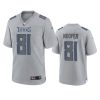 austin hooper titans gray atmosphere fashion game jersey