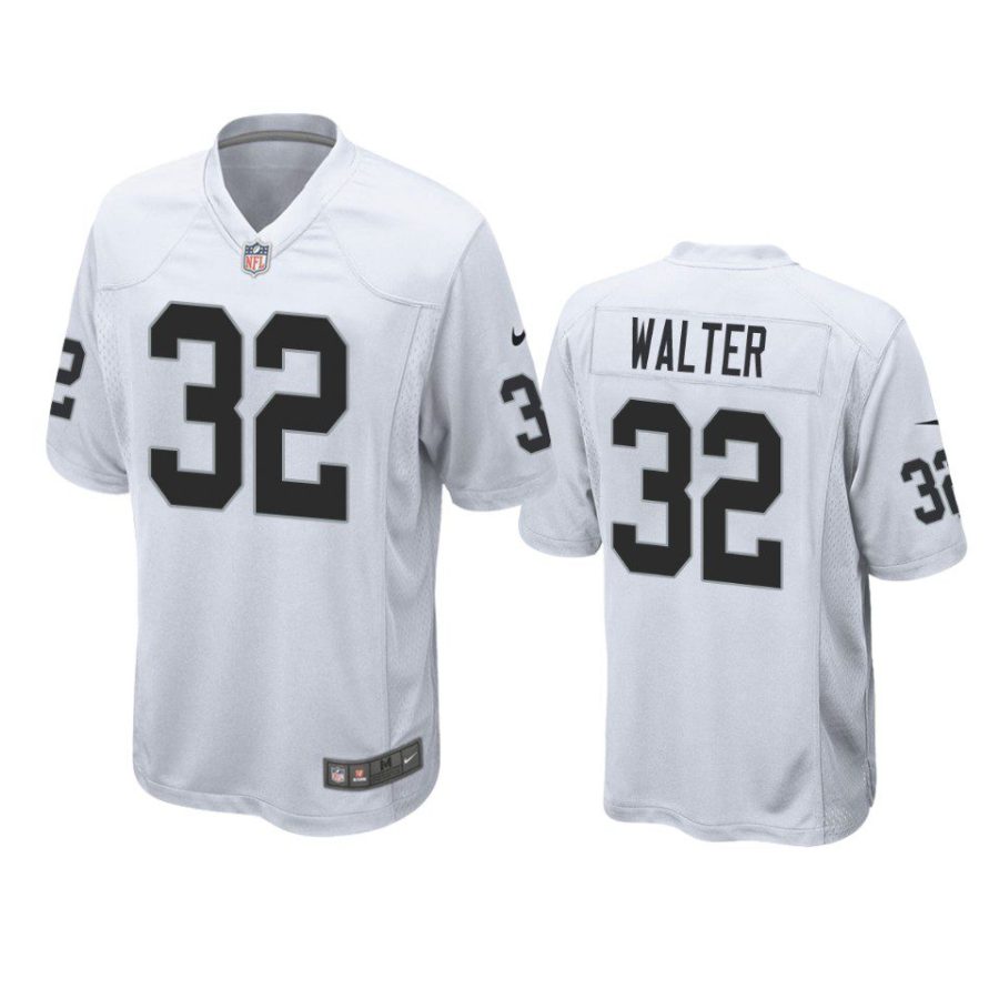 austin walter raiders white game jersey