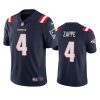 bailey zappe patriots vapor limited navy jersey