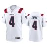 bailey zappe patriots white game jersey