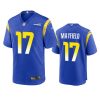 baker mayfield rams royal game jersey