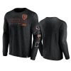 bears black high whip pitcher long sleeve t shirt