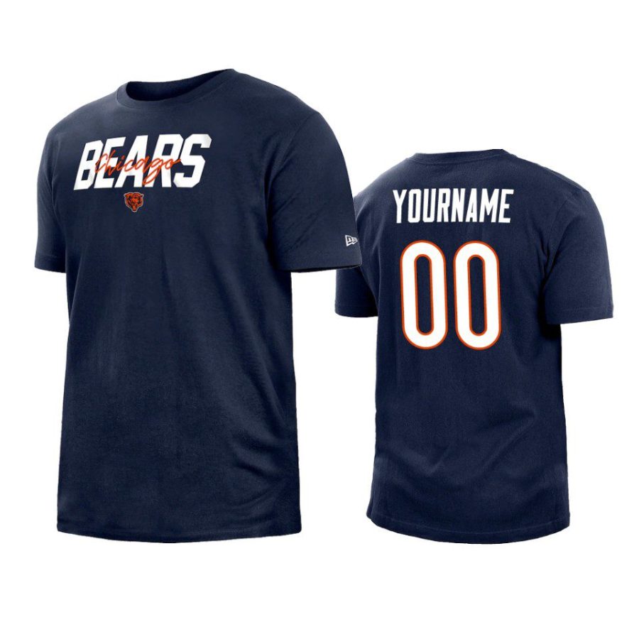 bears custom navy 2022 nfl draft t shirt