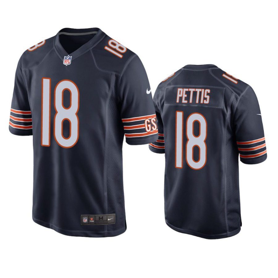 bears dante pettis game navy jersey