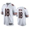 bears dante pettis game white jersey