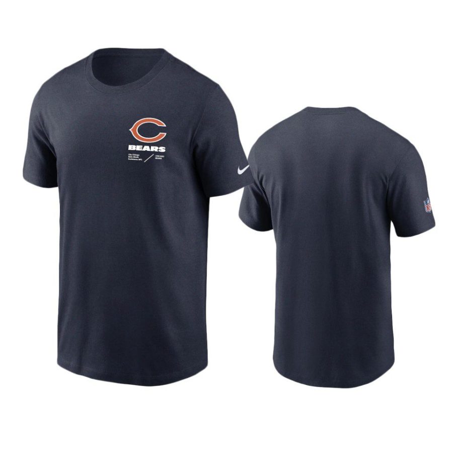 bears navy infographic lock up t shirt