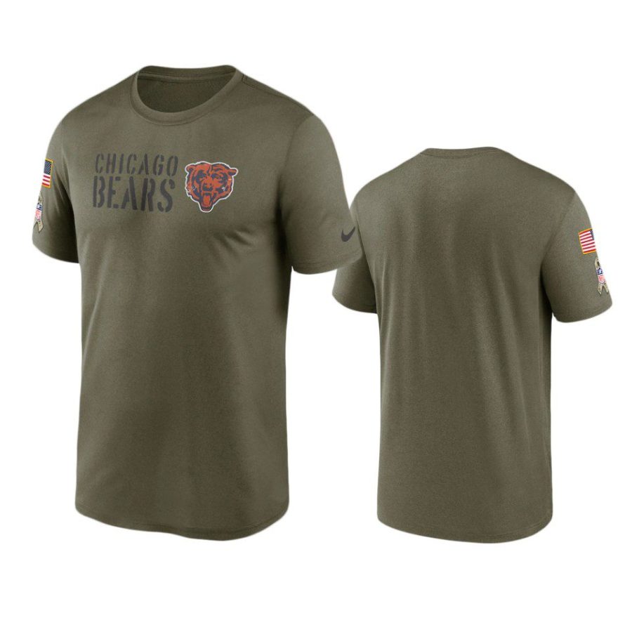 bears olive 2022 salute to service legend team t shirt