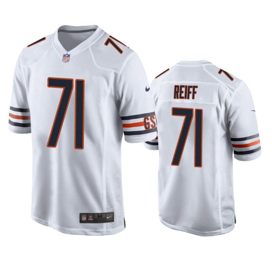 bears riley reiff game white jersey