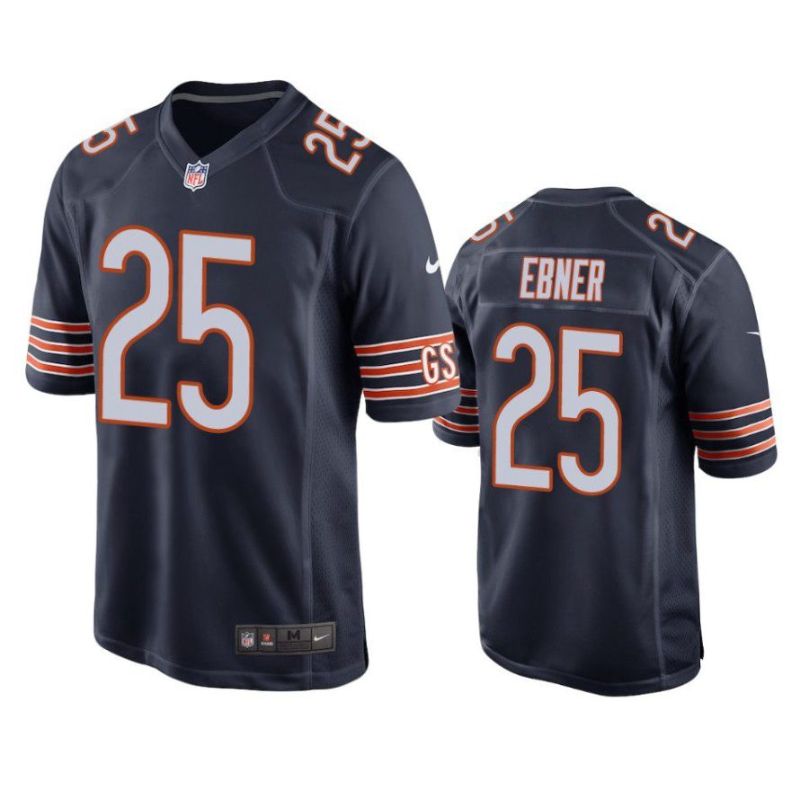 bears trestan ebner game navy jersey