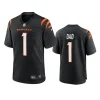 bengals black number 1 dad jersey