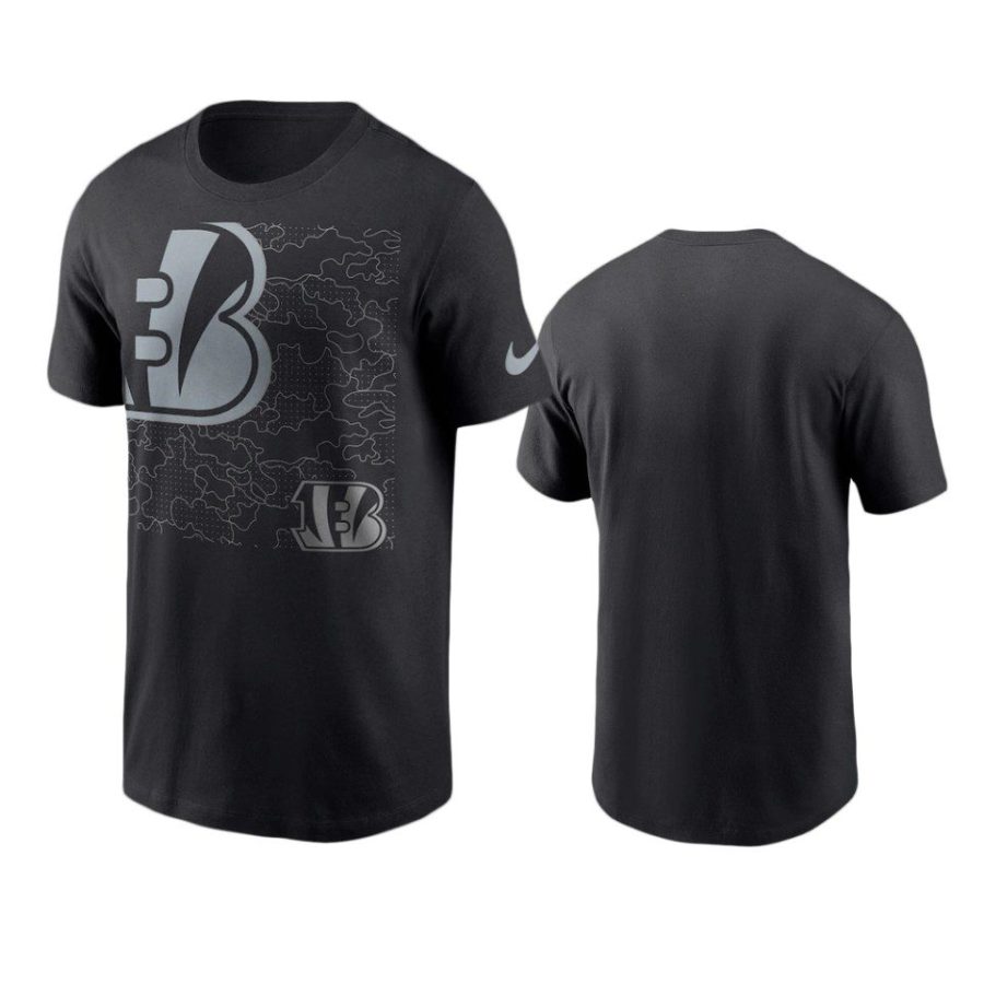 bengals black rflctv t shirt