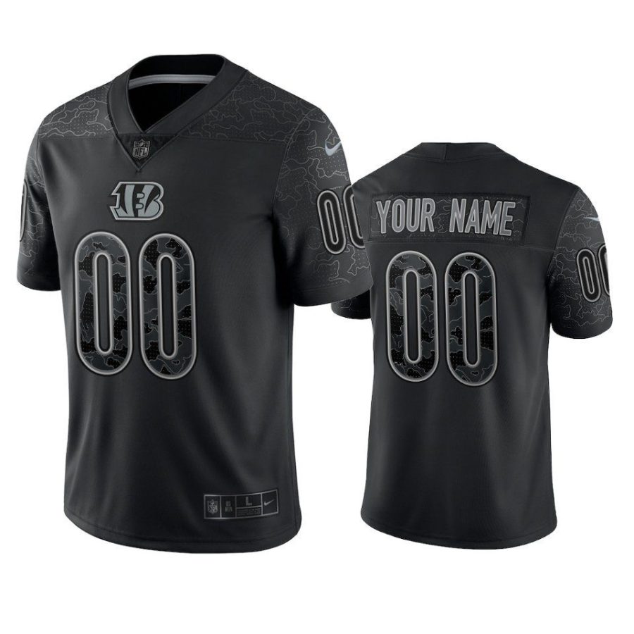 bengals custom black vapor jersey