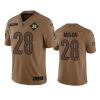 bengals joe mixon limited 2023 salute to service brown jersey