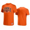 bengals orange staple logo lockup t shirt