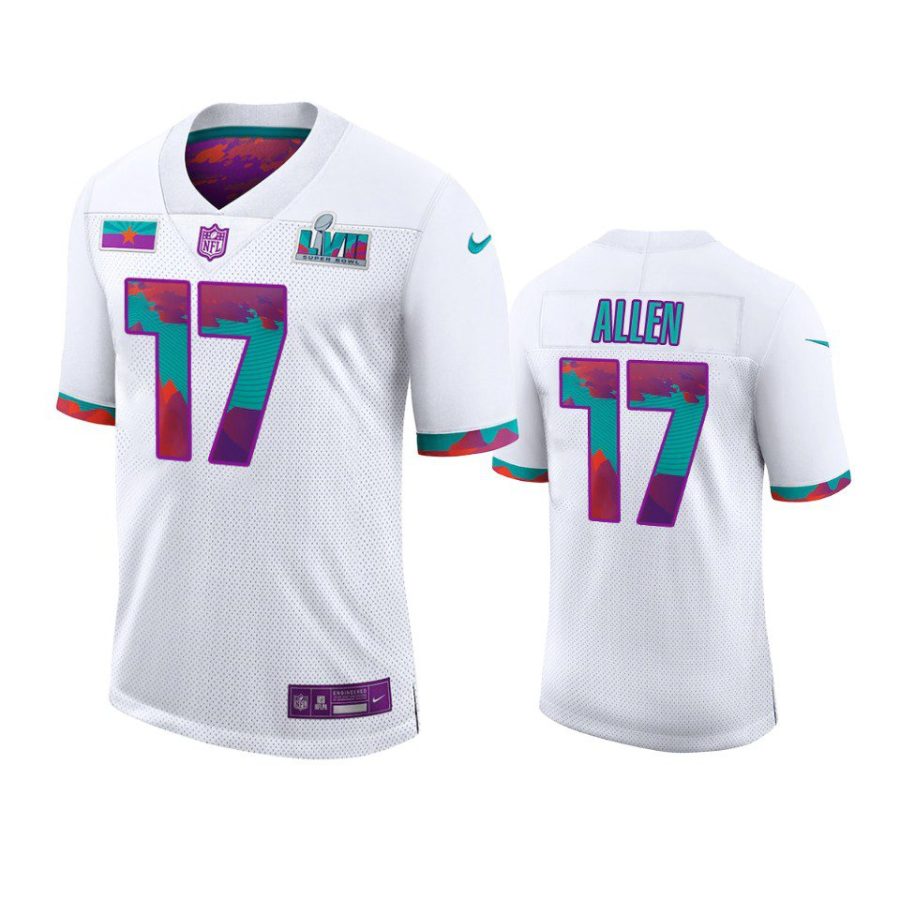 bills josh allen white super bowl lvii jersey