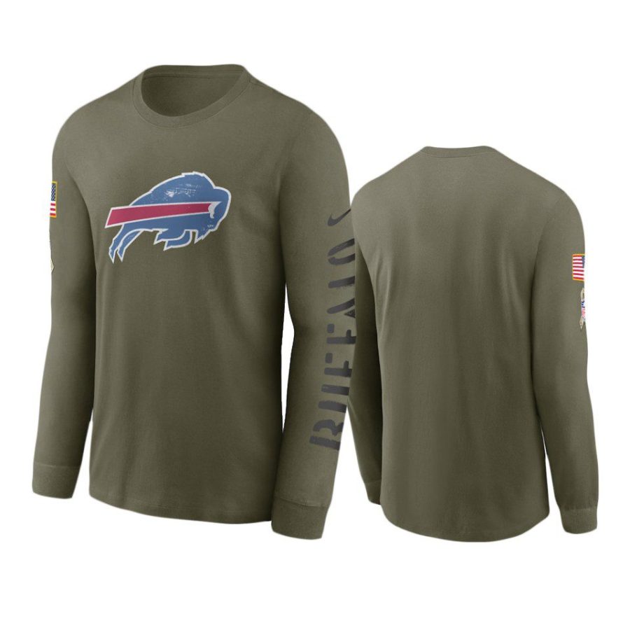 bills olive 2022 salute to service long sleeve t shirt