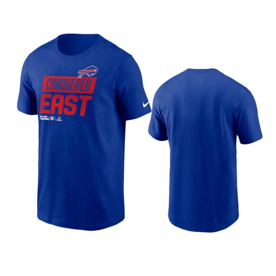 bills royal 2022 afc east division champions trophy t shirt