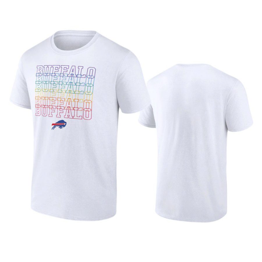 bills white city pride t shirt