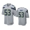 boye mafe seahawks game gray jersey