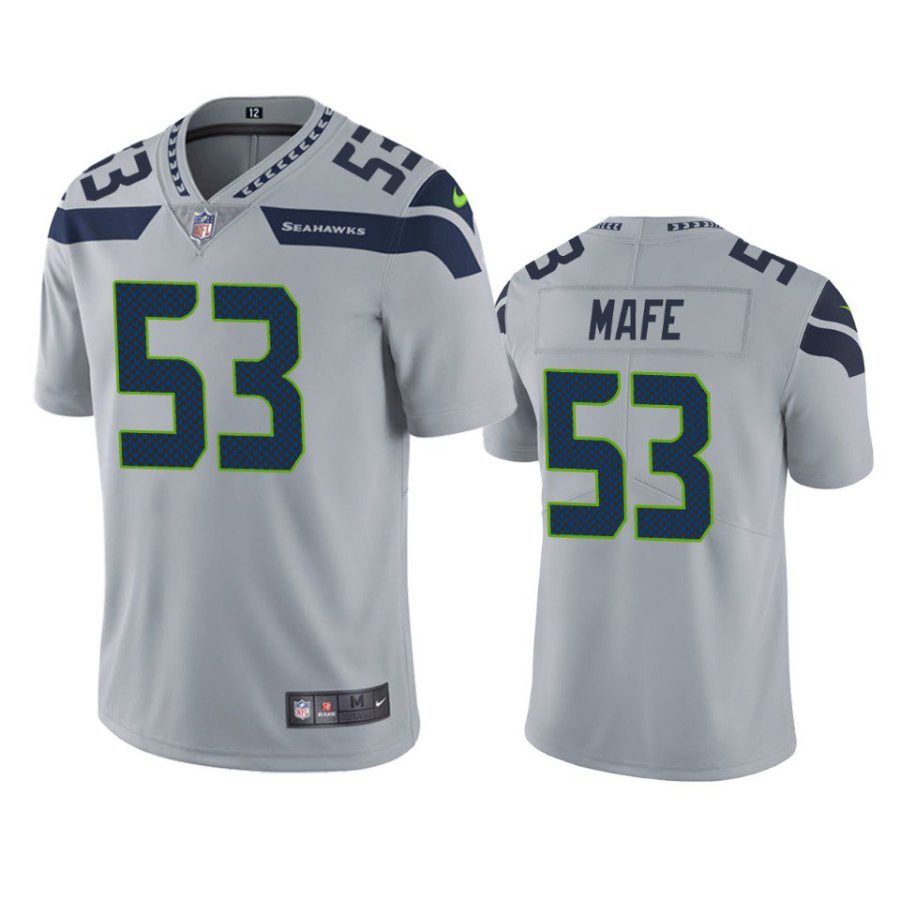 boye mafe seahawks gray jersey