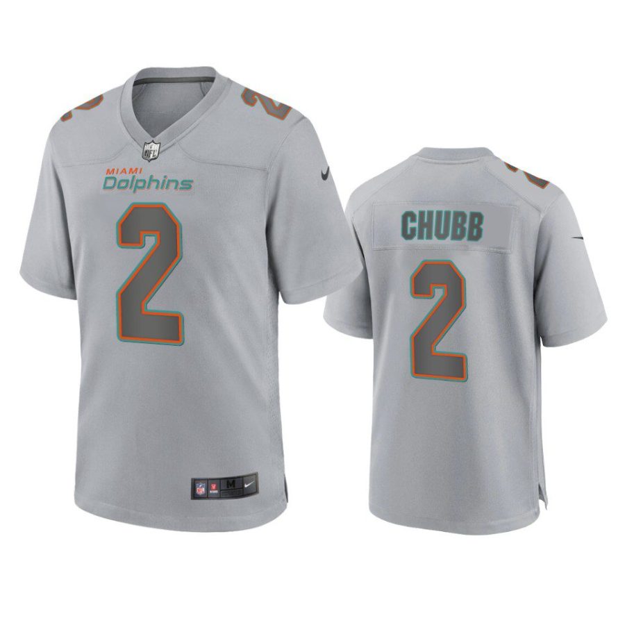 bradley chubb dolphins atmosphere fashion game gray jersey