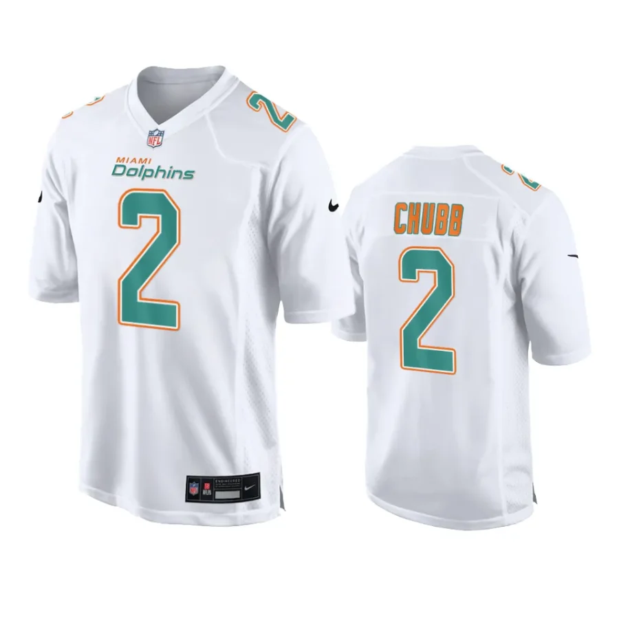 bradley chubb dolphins fashion game white jersey