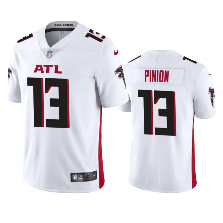 bradley pinion falcons jersey white vapor limited