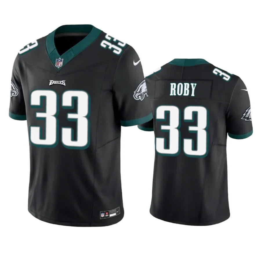 bradley roby eagles vapor f.u.s.e. limited black jersey