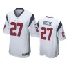 brady breeze texans white game jersey