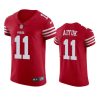 brandon aiyuk 49ers scarlet vapor elite jersey