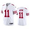 brandon aiyuk 49ers white vapor limited jersey