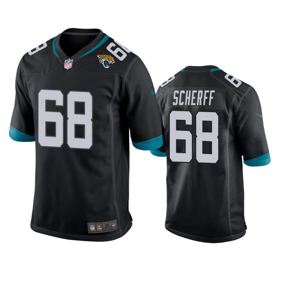 brandon scherff jaguars black game jersey 0a