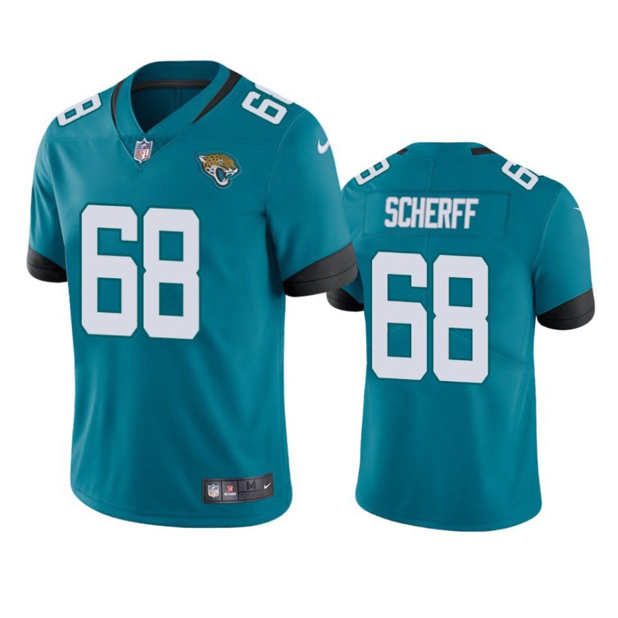 brandon scherff jaguars teal vapor jersey 0a