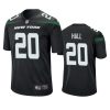 breece hall jets black game jersey