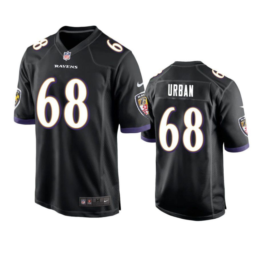 brent urban ravens black game jersey