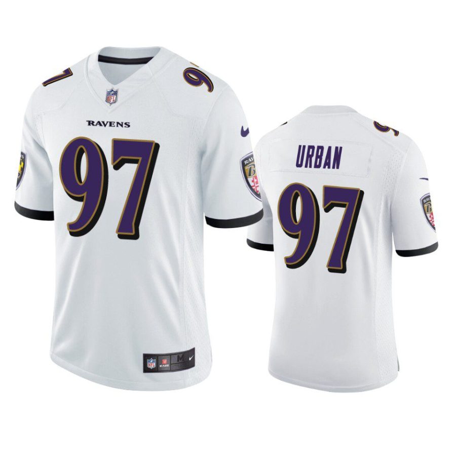 brent urban ravens jersey white vapor limited