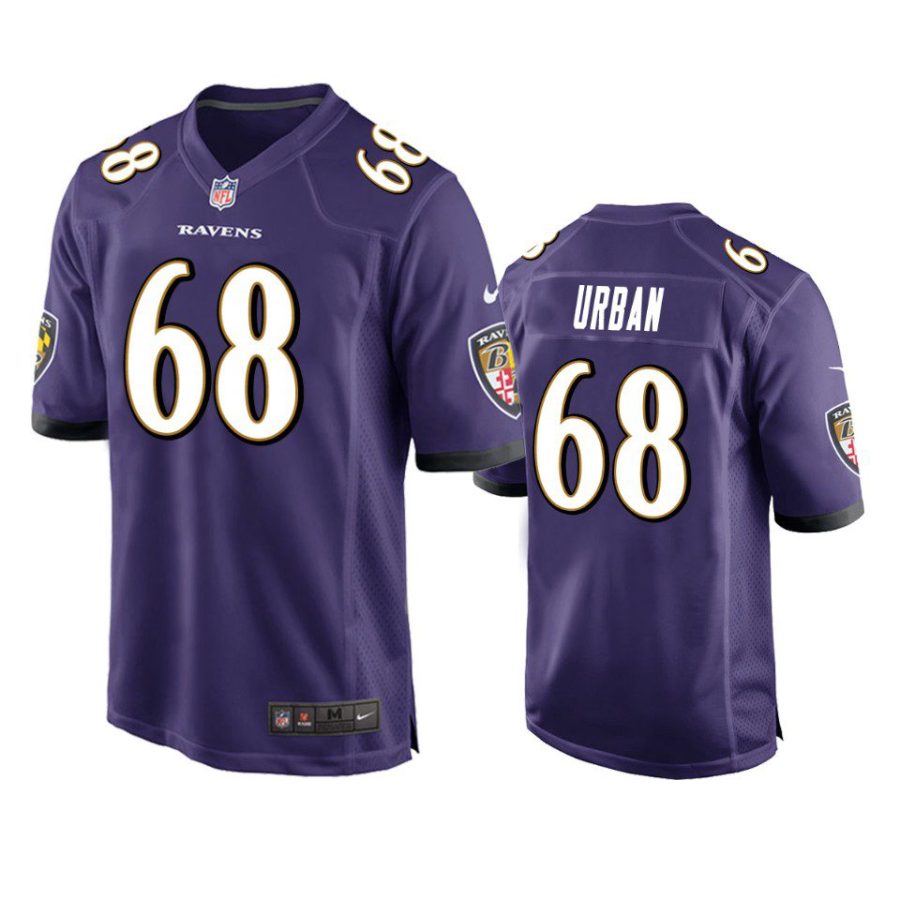 brent urban ravens purple game jersey