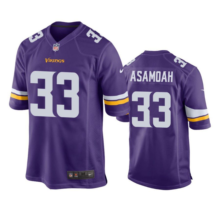 brian asamoah vikings game purple jersey