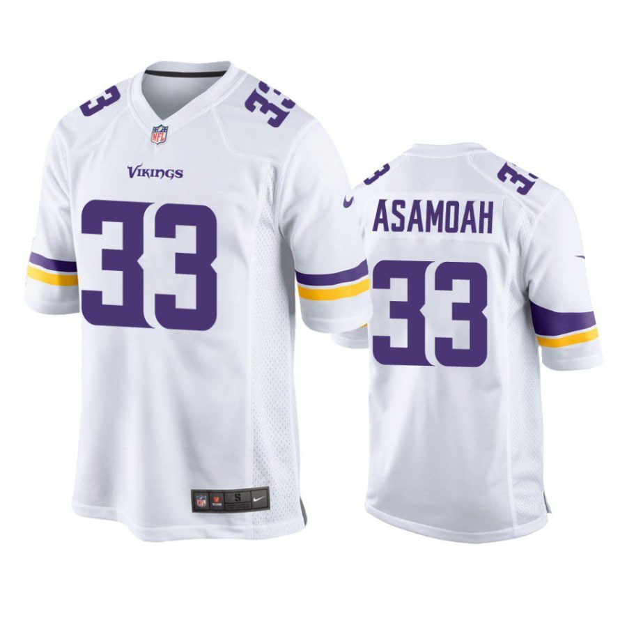 brian asamoah vikings game white jersey