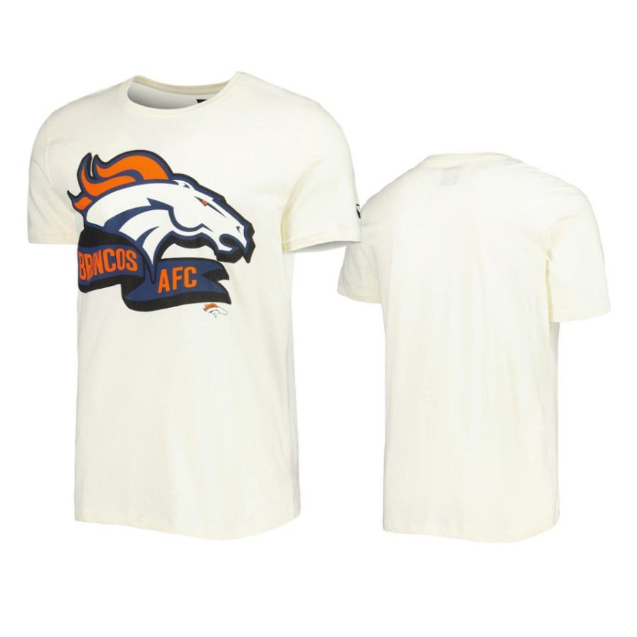 broncos cream sideline chrome t shirt