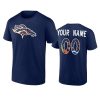 broncos custom navy nfl por la cultura t shirt