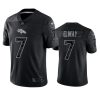 broncos john elway black reflective limited jersey