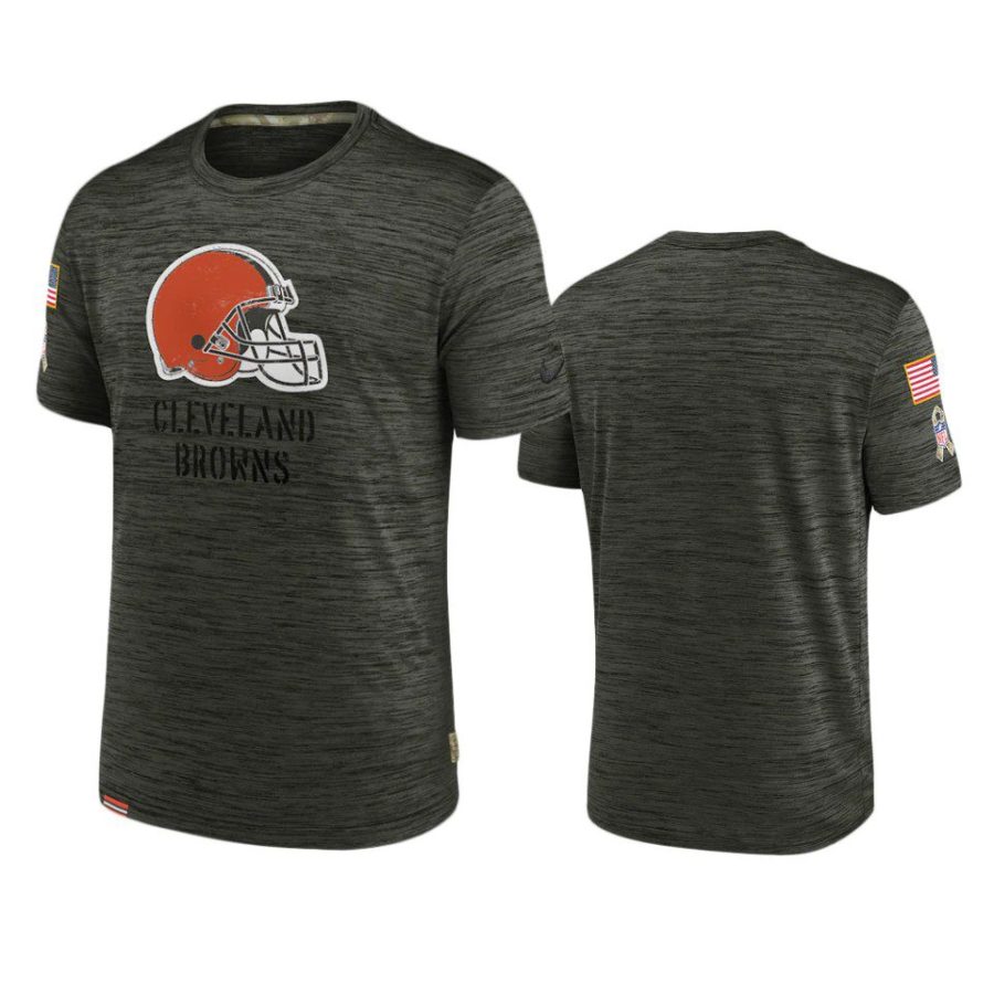 browns brown 2022 salute to service velocity team t shirt