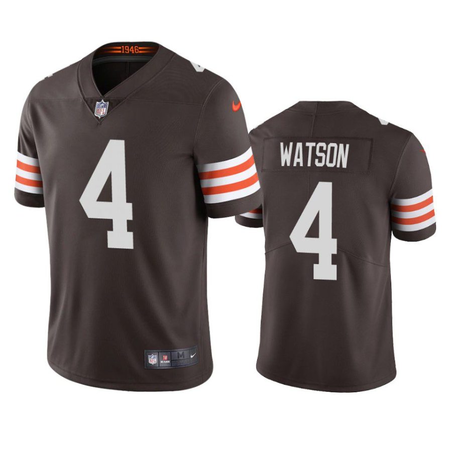 browns deshaun watson brown vapor jersey