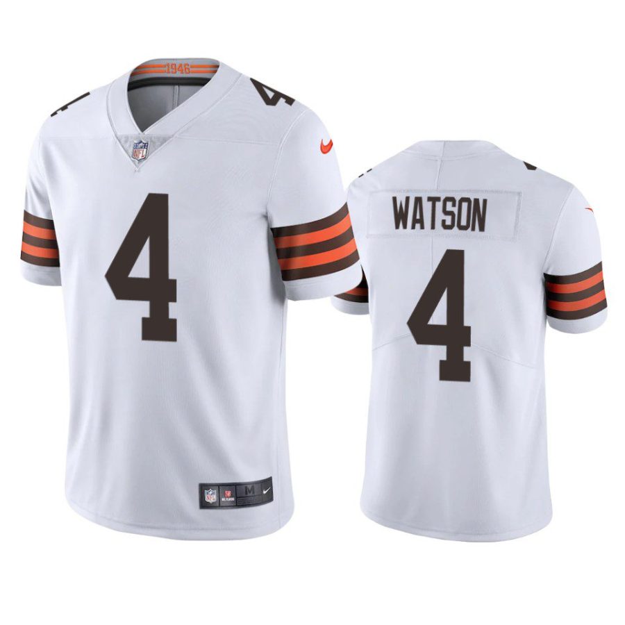 browns deshaun watson white vapor jersey